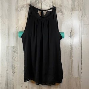 New York & Company Woman’s Black Sleeveless Top M